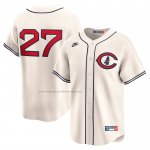 Camiseta Beisbol Hombre Chicago Cubs Seiya Suzuki Cooperstown Limited Crema