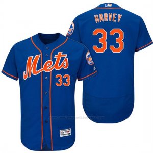 Camiseta Beisbol Hombre New York Mets Matt Harvey Naranja 2017 Alterno