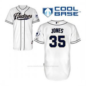 Camiseta Beisbol Hombre San Diego Padres Randy Jones 35 Blanco 1ª Cool Base