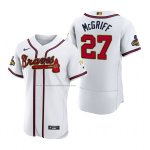 Camiseta Beisbol Hombre Atlanta Braves Fred Mcgriff 2022 Gold Program Autentico Blanco