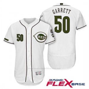 Camiseta Beisbol Hombre Cincinnati Reds 50 Amir Garrett 2018 Alterno Autentico Flex Base