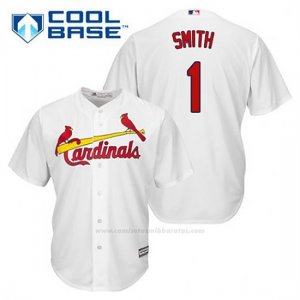 Camiseta Beisbol Hombre St. Louis Cardinals Ozzie Smith 1 Blanco 1ª Cool Base