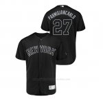 Camiseta Beisbol Hombre New York Yankees Giancarlo Stanton 2019 Players Weekend Autentico Negro