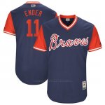 Camiseta Beisbol Hombre Atlanta Braves 2017 Little League World Series 11 Ender Inciarte Azul