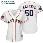 Camiseta Beisbol Mujer Houston Astros 2017 World Series Campeones Dallas Keuchel Blanco Cool Base