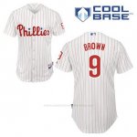 Camiseta Beisbol Hombre Philadelphia Phillies Domonic Marron 9 Blanco 1ª Cool Base