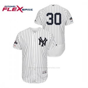 Camiseta Beisbol Hombre New York Yankees Edwin Encarnacion 2019 Postseason Flex Base Blanco