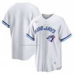 Camiseta Beisbol Hombre Toronto Blue Jays Primera Cooperstown Collection Blanco