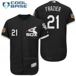 Camiseta Beisbol Hombre Chicago White Sox Todd Frazier 21 Negro 2017 Entrenamiento de Primavera Cool Base Jugador