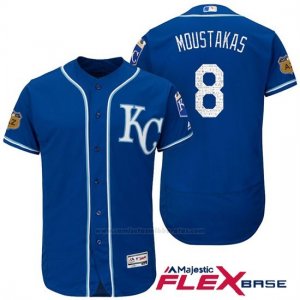 Camiseta Beisbol Hombre Kansas City Royals Mike Moustakas 8 2017 Entrenamiento de Primavera Flex Base Jugador