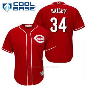 Camiseta Beisbol Hombre Cincinnati Reds 1ª r Bailey 34 Rojo Alterno Cool Base