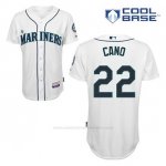 Camiseta Beisbol Hombre Seattle Mariners Robinson Cano 22 Blanco 1ª Cool Base