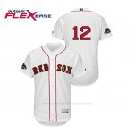 Camiseta Beisbol Hombre Boston Red Sox Brock Holt 2019 Gold Program Flex Base Blanco