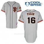 Camiseta Beisbol Hombre San Francisco Giants Angel Pagan 16 Gris Alterno Cool Base