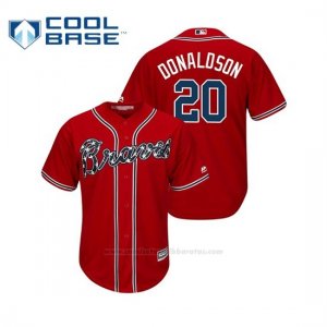 Camiseta Beisbol Hombre Atlanta Braves Josh Donaldson Cool Base Official Alternato Rojo