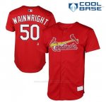 Camiseta Beisbol Hombre St. Louis Cardinals Adam Wainwright 50 Rojo Cool Base
