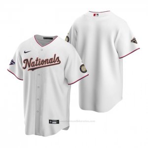 Camiseta Beisbol Hombre Washington Nationals 2020 Gold Program Replica Blanco