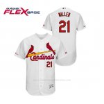 Camiseta Beisbol Hombre St. Louis Cardinals Andrew Miller 150th Aniversario Patch Flex Base Blanco