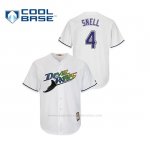 Camiseta Beisbol Hombre Tampa Bay Rays Blake Snell Turn Back The Clock Cool Base Blanco