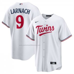Camiseta Beisbol Hombre Minnesota Twins Trevor Larnach Primera Replica Blanco