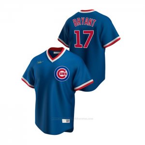 Camiseta Beisbol Hombre Chicago Cubs Kris Bryant Cooperstown Collection Road Azul