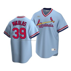 Camiseta Beisbol Hombre St. Louis Cardinals Miles Mikolas Cooperstown Collection Road Azul