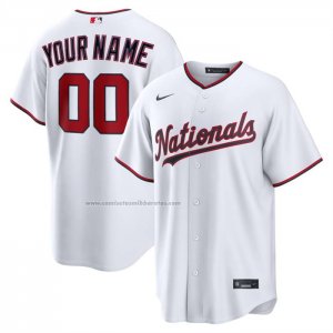 Camiseta Beisbol Hombre Washington Nationals Primera Replica Personalizada Blanco1 Camiseta Beisbol Hombre Washington Nationals Primera Replica Personalizada Blanco1