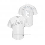 Camiseta Beisbol Hombre New York Mets Jeff Mcneil 2019 Players Weekend Replica Blanco