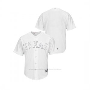 Camiseta Beisbol Hombre Texas Rangers 2019 Players Weekend Replica Blanco