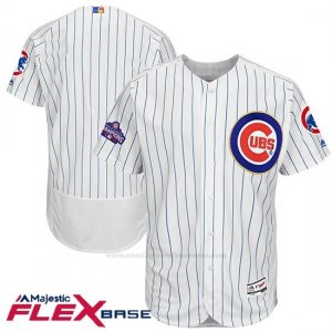 Camiseta Beisbol Hombre Chicago Cubs Blanco Oro Program Flex Base