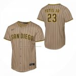 Camiseta Beisbol Nino San Diego Padres Fernando Tatis Jr Alterno Replica Marron
