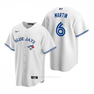 Camiseta Beisbol Hombre Toronto Blue Jays Austin Martin Replica 2020 Blanco