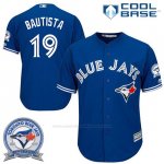 Camiseta Beisbol Hombre Toronto Blue Jays Jose Bautista 19 Cool Base 40 Aniversario