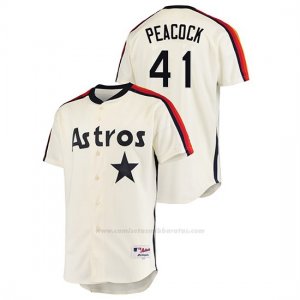 Camiseta Beisbol Hombre Houston Astros Brad Peacock Oilers Vs. Houston Astros Cooperstown Collection Crema