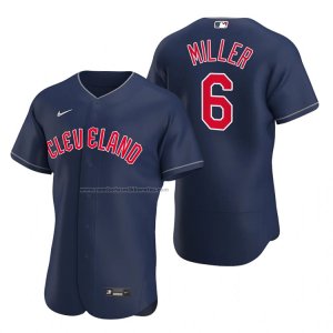 Camiseta Beisbol Hombre Cleveland Guardians Owen Miller Autentico Alterno Azul