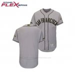 Camiseta Beisbol Hombre San Francisco Giants 2018 Dia de los Caidos Flex Base Gris