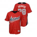 Camiseta Beisbol Nino All Star Game Nolan Arenado 2018 1ª Run Derby National League Rojo