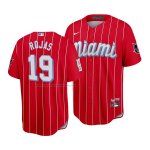 Camiseta Beisbol Hombre Miami Marlins Miguel Rojas 2021 City Connect Replica Rojo