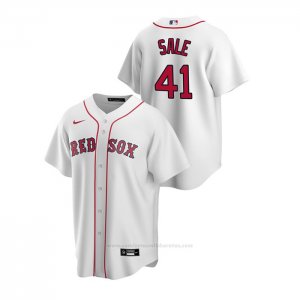 Camiseta Beisbol Hombre Boston Red Sox Chris Sale Replica Primera Blanco