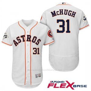 Camiseta Beisbol Hombre Houston Astros 2017 World Series Collin Mchugh Blanco Flex Base