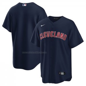 Camiseta Beisbol Hombre Cleveland Guardians Alterno Replica Azul