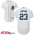 Camiseta Beisbol Hombre Detroit Tigers Kirk Gibson Blanco Flex Base
