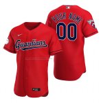 Camiseta Beisbol Hombre Cleveland Guardians Personalizada Autentico Alterno Rojo