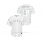 Camiseta Beisbol Hombre Houston Astros Aaron Sanchez 2019 Players Weekend Sanchize Replica Blanco