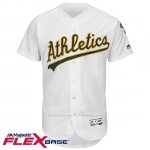 Camiseta Beisbol Hombre Oakland Athletics Blank Blanco Flex Base Autentico Coleccion