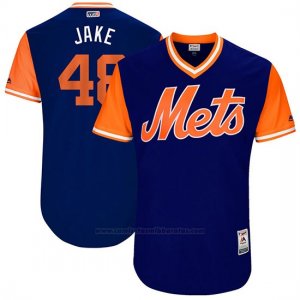 Camiseta Beisbol Hombre New York Mets 2017 Little League World Series Jacob Degrom Royal