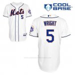 Camiseta Beisbol Hombre New York Mets David Wright 5 Blanco Alterno Cool Base