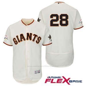 Camiseta Beisbol Hombre San Francisco Giants Buster Posey Crema 2017 Mlb All Star Game Flex Base