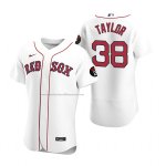 Camiseta Beisbol Hombre Boston Red Sox Josh Taylor Autentico Blanco