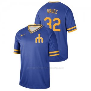 Camiseta Beisbol Hombre Seattle Mariners Jay Bruce Cooperstown Collection Legend Azul